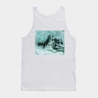 Abstract Oil Painting Eggshell Blue 12c21 Tank Top